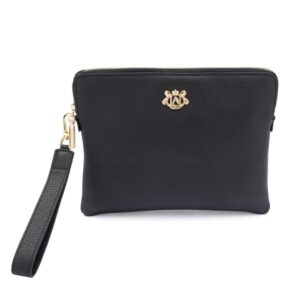 FLOAT LEATHER CLUTCH