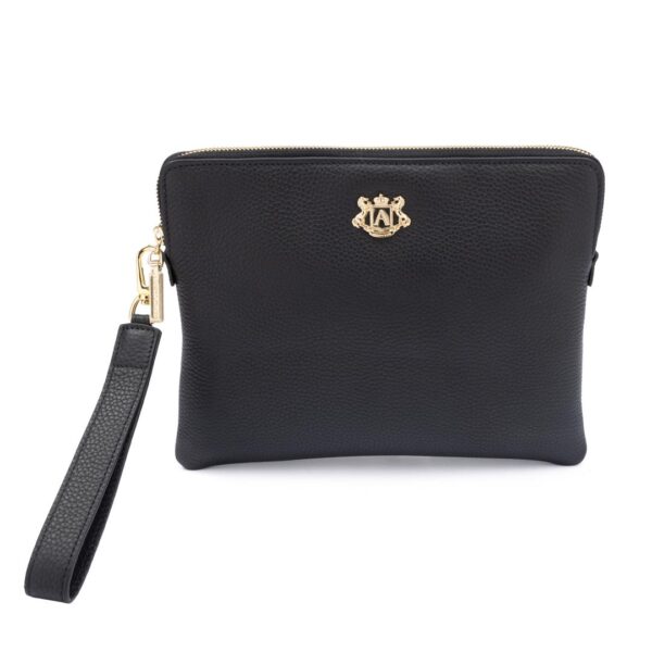 FLOAT LEATHER CLUTCH