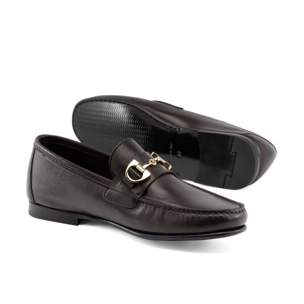 CHOCOLATE HORSEBIT LOAFER