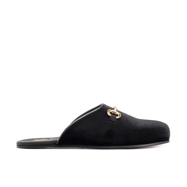 PAOLO VELVET HORSEBIT MULE