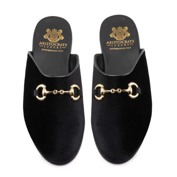 PAOLO VELVET HORSEBIT MULE