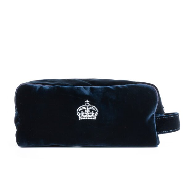 ROYAL CROWN VELVET TRAVEL CASE