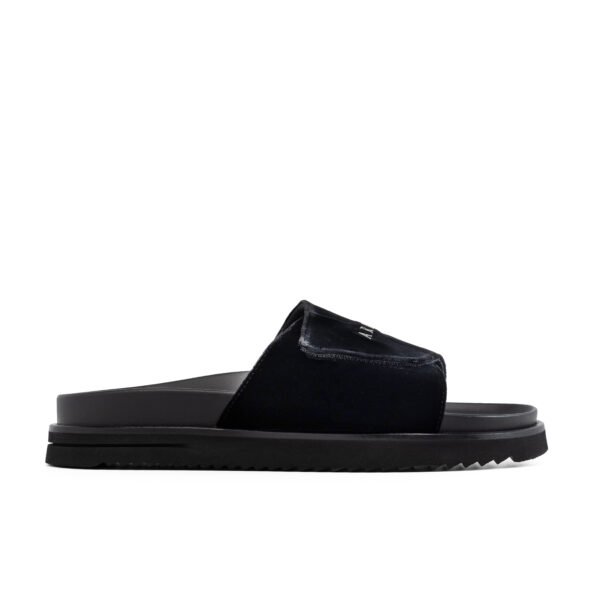 ARISTO BLACK VELVET SLIDES