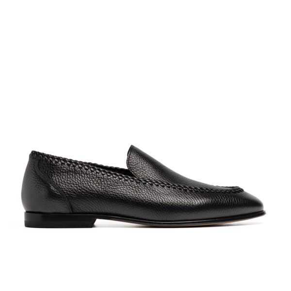 029 BARON'S WOVEN LEATHER LOAFERS