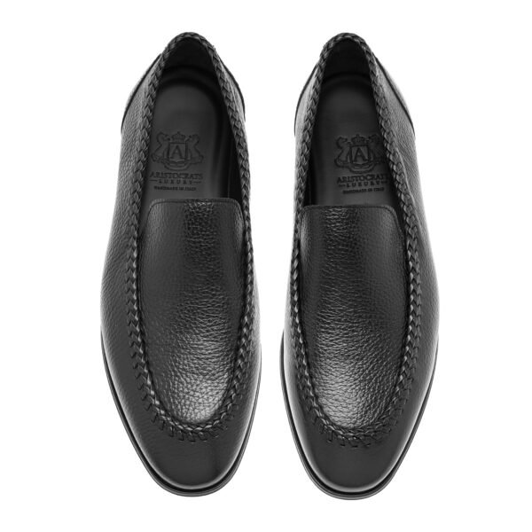 BARON'S WOVEN LEATHER LOAFERS